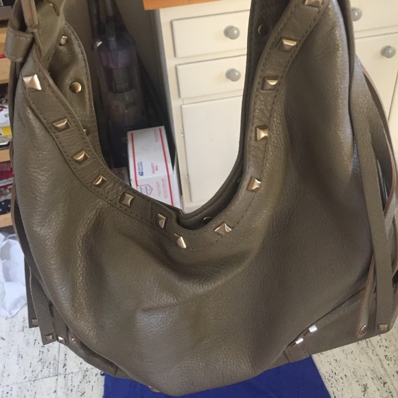 Stuart Weitzman Silver Stud Purse with tassels - Picture 7 of 8